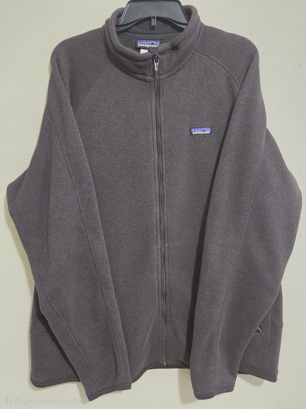 Patagonia Men's XL Better Sweater Full Zip Fleece Jacket Dark Brown